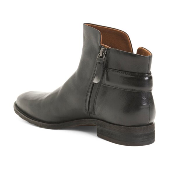 NEW FRANCO SARTO Lara Leather Booties brown For women 563tn - Picture 2 of 2